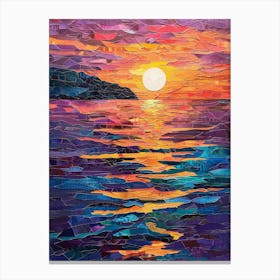 Sunset At The Beach 35 Canvas Print