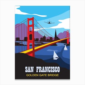San Francisco, Golden Gate Bridge Canvas Print