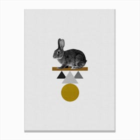 Tribal Rabbit Canvas Print