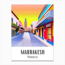 Marrakesh Morocco Canvas Print