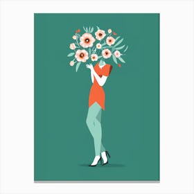 Flower Girl 5 Canvas Print