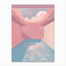 Pink Pool 2 Canvas Print