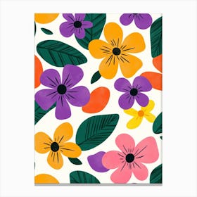 Floral Pattern 1 Canvas Print