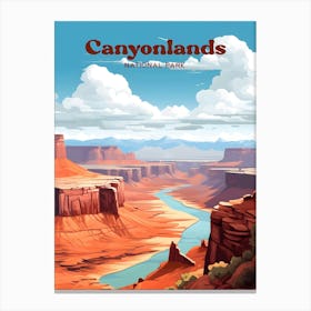 Canyonlands National Park Utah USA Adventure Travel Art Canvas Print