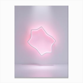 Pink Neon Light Canvas Print