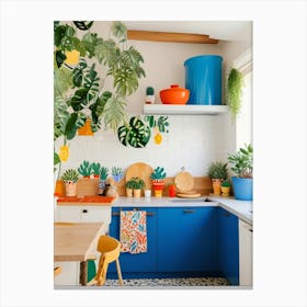 Tropical Kitchen Canvas Print