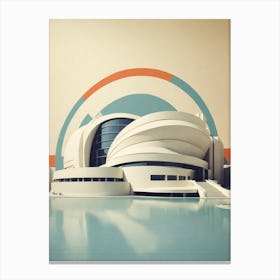 Futuristic Building Canvas Print