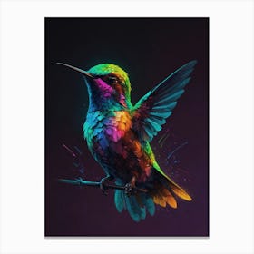 Colorful Hummingbird 2 Canvas Print