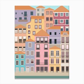 Colorful Porto, Portugal Canvas Print