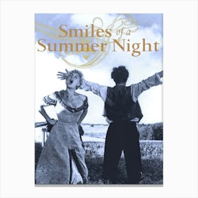 Smiles Of A Summer Night (1955) Canvas Print