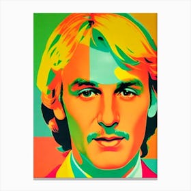 Alan Alda Colourful Pop Movies Art Movies Canvas Print