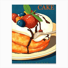 Cake - Ideal World Canvas Print