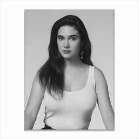 Jennifer Connelly In Career Opportunities Canvas Print