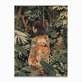 In The Garden Rikugien Gardens Japan 2 Canvas Print