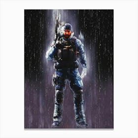 Buck Operator From Rainbow Six Siege Game Canvas Print