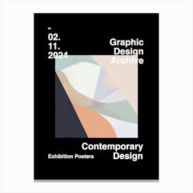 Graphic Design Archive Poster 36 Canvas Print