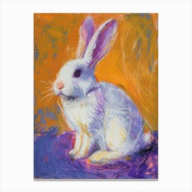 White Bunny 1 Canvas Print