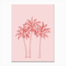 Palm Trees 1 Canvas Print