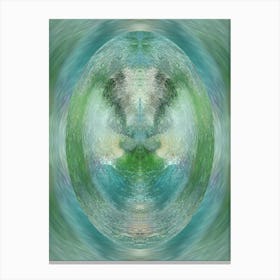 Cosmic Ascension Green  Canvas Print