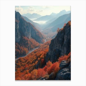 Autumn In The Mountains 1 Canvas Print