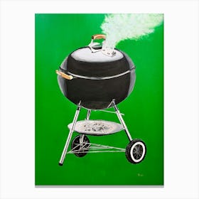 Pop Art Weber Bbq Grill Canvas Print