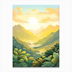 Landscape In The Mountains 1 Canvas Print