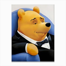 Tuxedo Winnie Pooh Bear Meme Canvas Print