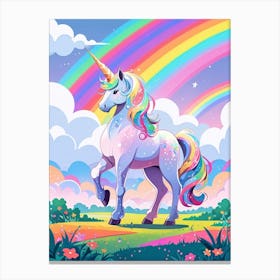 Unicorn Rainbow 1 Canvas Print