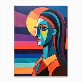 Abstract Woman Canvas Print