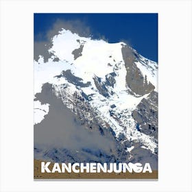 Kangchenjunga, Mountain, Nepal, Himalaya, Nature, Climbing, Wall Print Canvas Print