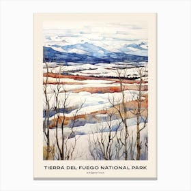 Tierra Del Fuego National Park Argentina 1 Poster Canvas Print