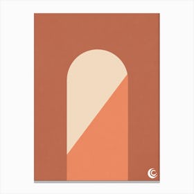 Orange (Portal) Canvas Print