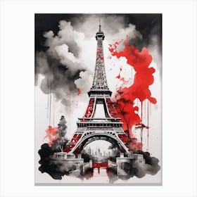 Paris Eiffel Tower 3 Canvas Print