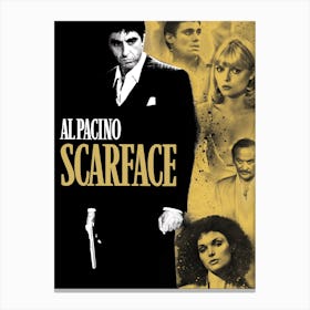 Scarface, Wall Print, Movie, Poster, Print, Film, Movie Poster, Wall Art, Canvas Print