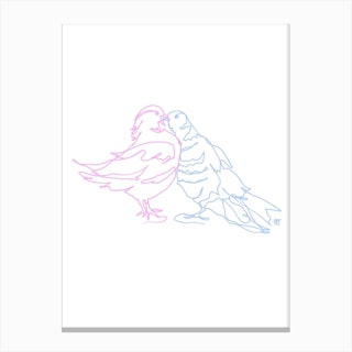 If You Are A Bird I Am A Bird Canvas Print
