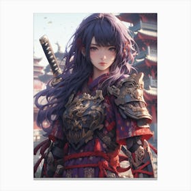 Samurai Girl 3 Canvas Print