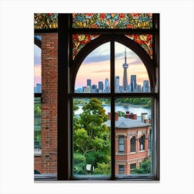 Stained Glass Window 1 Canvas Print