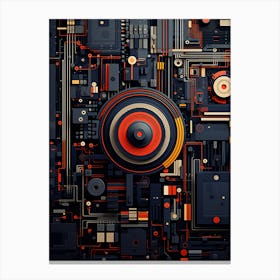 Circuit Board Canvas Print
