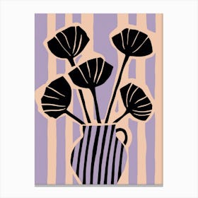 Stripes Still Life No 2 Canvas Print