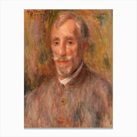 Portrait Of Félix Hippolyte Lucas (1918), Pierre Auguste Renoir Canvas Print