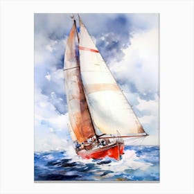Sailboat In The Ocean 7 sport Canvas Print