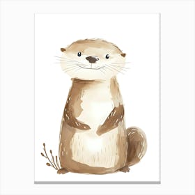 Cute Otter Canvas Print