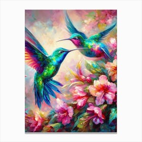 Hummingbirds 1 Canvas Print