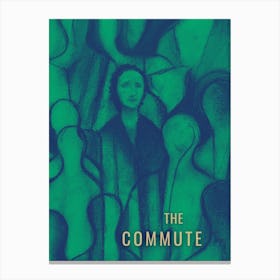 The Commute Lost In The Crowd Canvas Print