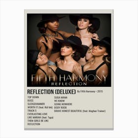 Reflection (Deluxe) By Fifth Harmony 2015 Poster Canvas Print