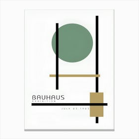 Bauhaus Art 1 Canvas Print