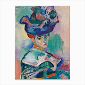 Woman With A Hat, Henri Matisse Canvas Print