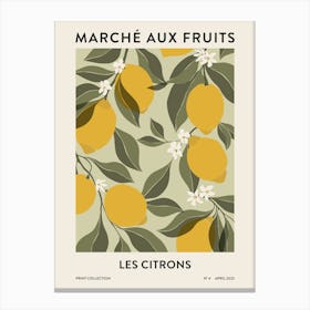 Fruit Market - Lemons Canvas Print