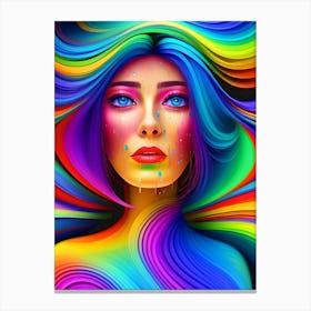 Sad Woman Canvas Print