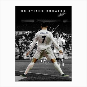 Cristiano Ronaldo Siu Canvas Print